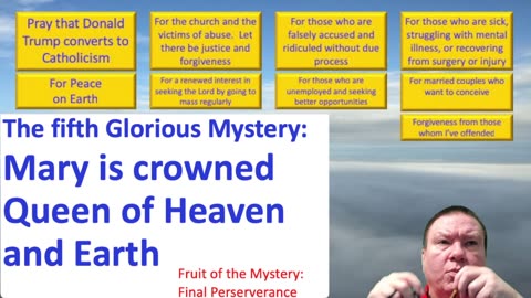 Mary's Daily Live Holy Rosary Prayer at 8:00 p.m. EST 12/05/2025