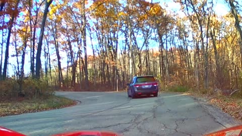 Exiting Devil's Lake via the South Shore West Road