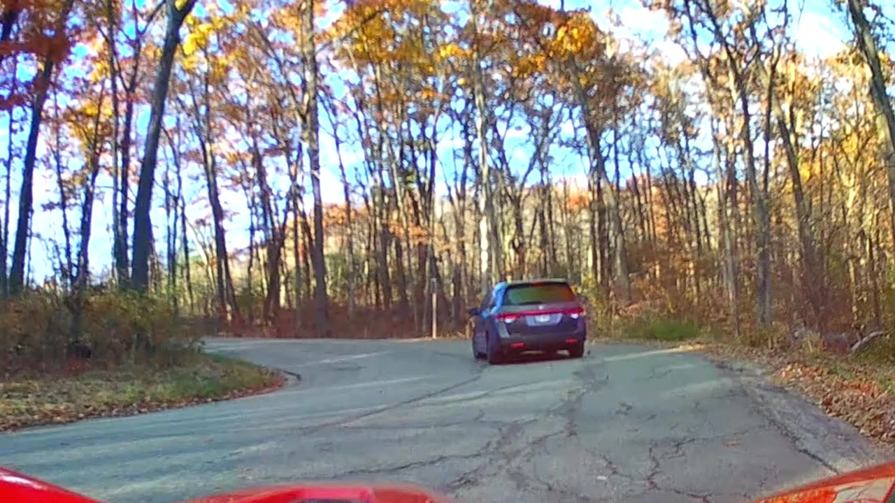 Exiting Devil's Lake via the South Shore West Road