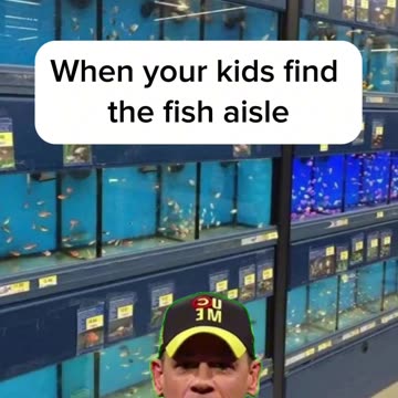 Does Walmart have a fish aisle?