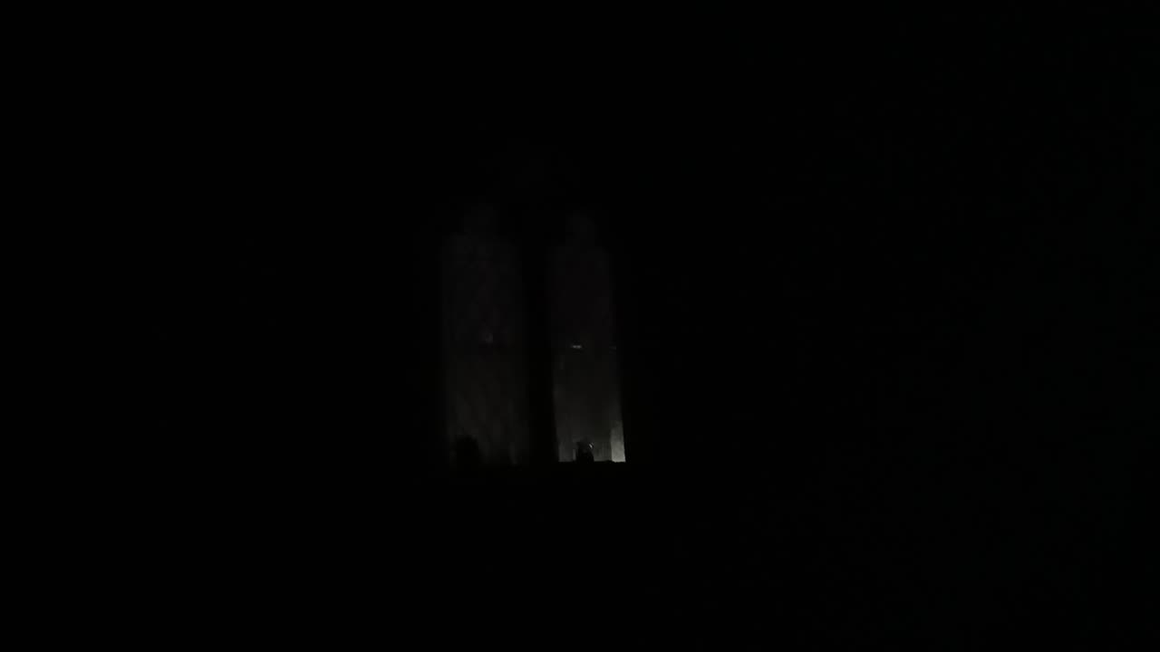 I think this is music & lights out side the window