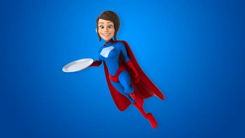 Woman Superhero Diet