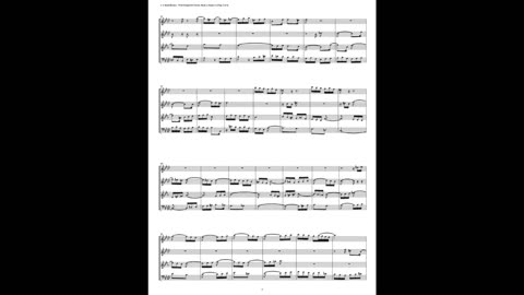 J.S. Bach - Well-Tempered Clavier: Part 2 - Fugue 11 (Double Reed Quartet)