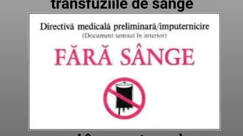 martorii lui iehova interzic transfuziile de sange si asa se pierd vieti