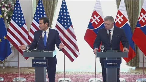 Marco Rubio Replies to Journalist Trying to Drive Wedge Between America and Slovakia