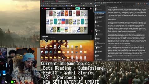 Beta Reading + REACTS + Commentary + Writing: Short Stories | Drawing: Perspective | Brian Evenson: New Story Research!