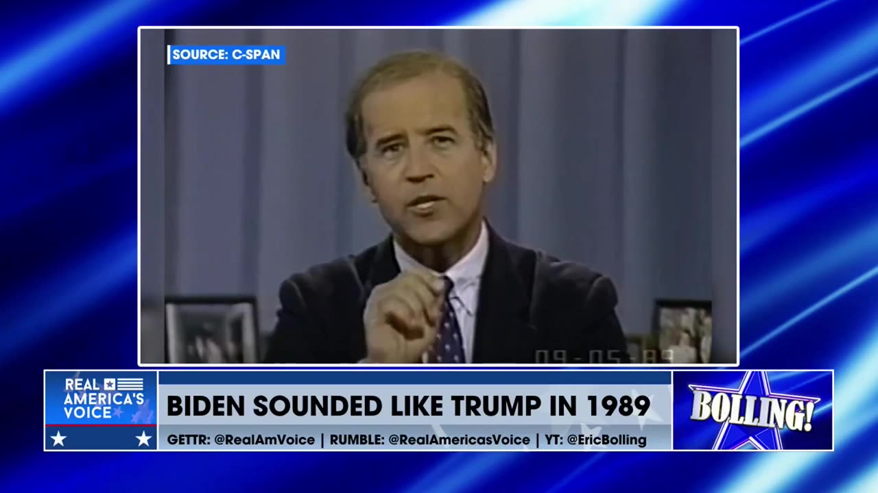 JOE BIDEN SOUNDED LIKE TRUMP IN 1989