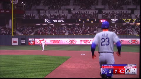 MLB The Show: Kansas City Royals vs Cincinnati Reds (S23 World Series G4)