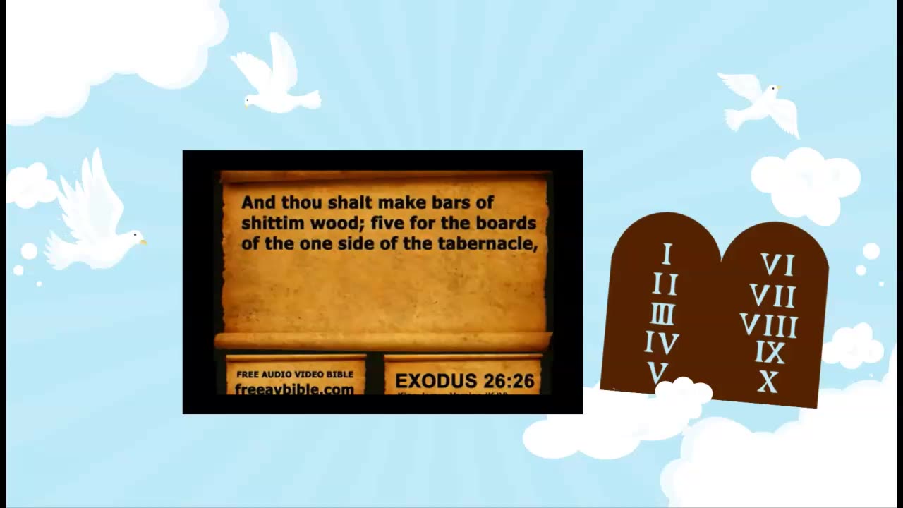 Audio Bible with KJV text Exodus Chapter 26