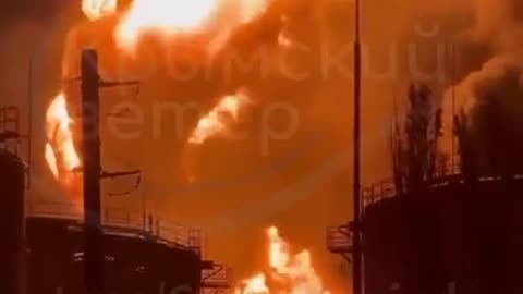 Crimea's Largest Refinery is Hit Overnight
