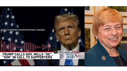 Trump called Maine Gov. Janet Mills a man several times lol