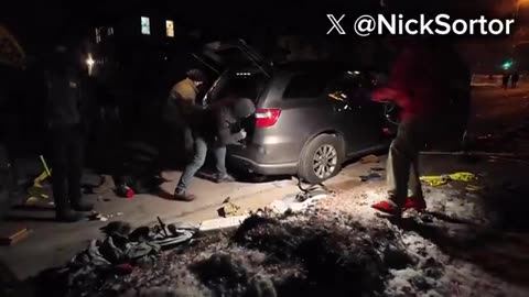 MULTIPLE ICE and FBI vehicles have been DESTROYED and LOOTED by rioters in Minneapolis