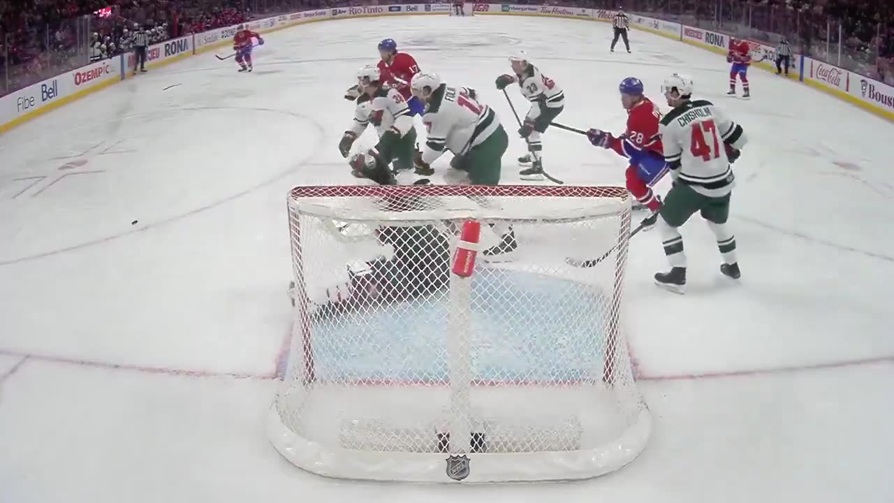 NHL - Vintage Marc-Andre Fleury with a two-pad stack! 🤯