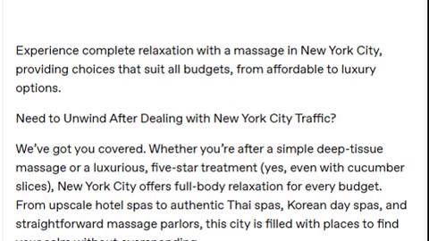 A Massage in New York City for Every Budget