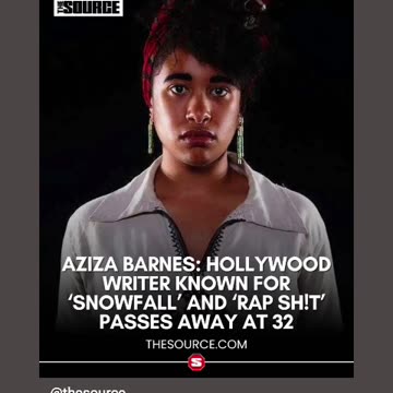 Rip to aziza Barnes Hollywood writer snowfall and rap sheets 🙏🕊🕯12/26/24