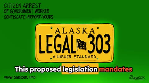 Alaska Plate For Judges and Prosecutors