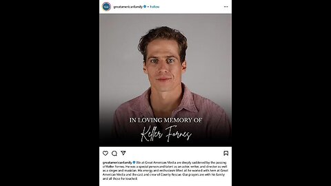 Keller Fornes, Star of Great American Family’s County Rescue, Dies at 32 _ Instagram video