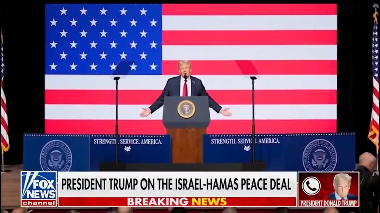 Trump On The Historic Gaza Peace Deal: Whole World Came Together