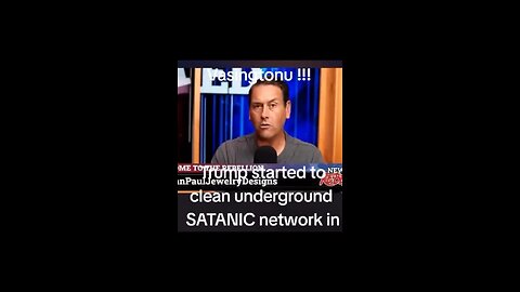 Trump Started To Clean Underground Satanic Network Tunnels Under D.C