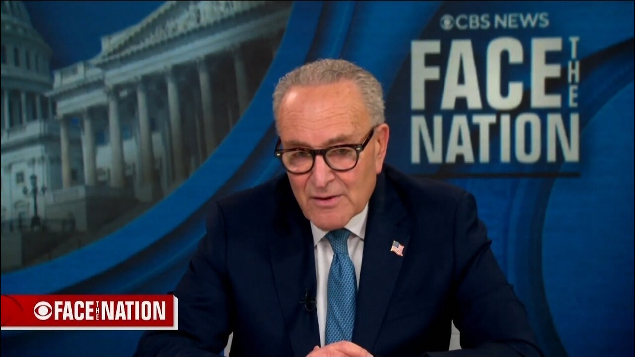 Sen Schumer Is Upset About Trump 2028 Hats At His Meeting