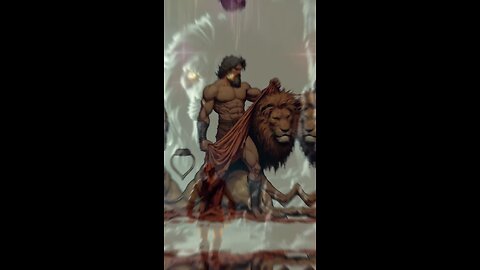 Hercules Conquers the Unbeatable Lion with Unmatched Strength.