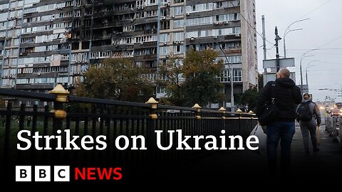 Russia launched 450 drones on Ukraine overnight, Zelensky says | BBC News