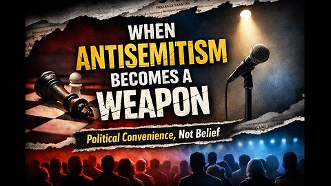 ISRAEL THE JEWS AND THE ANTI-SEMITISM CRISIS: When Antisemitism Becomes a Weapon