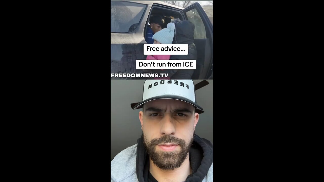 Free advice… don’t run from ICE!