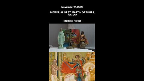 Morning Prayer (November 11, 2025) #faith #prayer #stmartinoftours