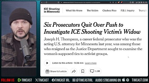 Trump DOJ Targets Renee Good's Wife For CRIMINAL CHARGES | Tim Pool