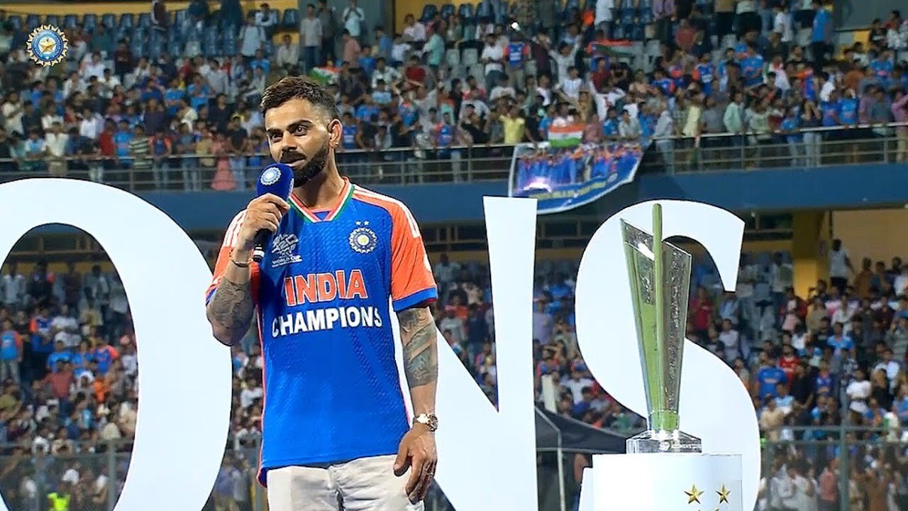 Virat kohli Mr. 18 interview at wankhede stadium | T20 world cup 2024