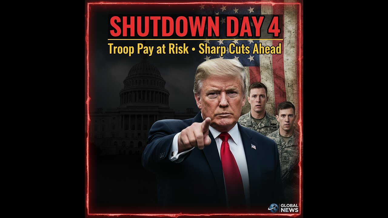 Shutdown Day 4: Trump Demands Cuts, Troop Pay at Risk