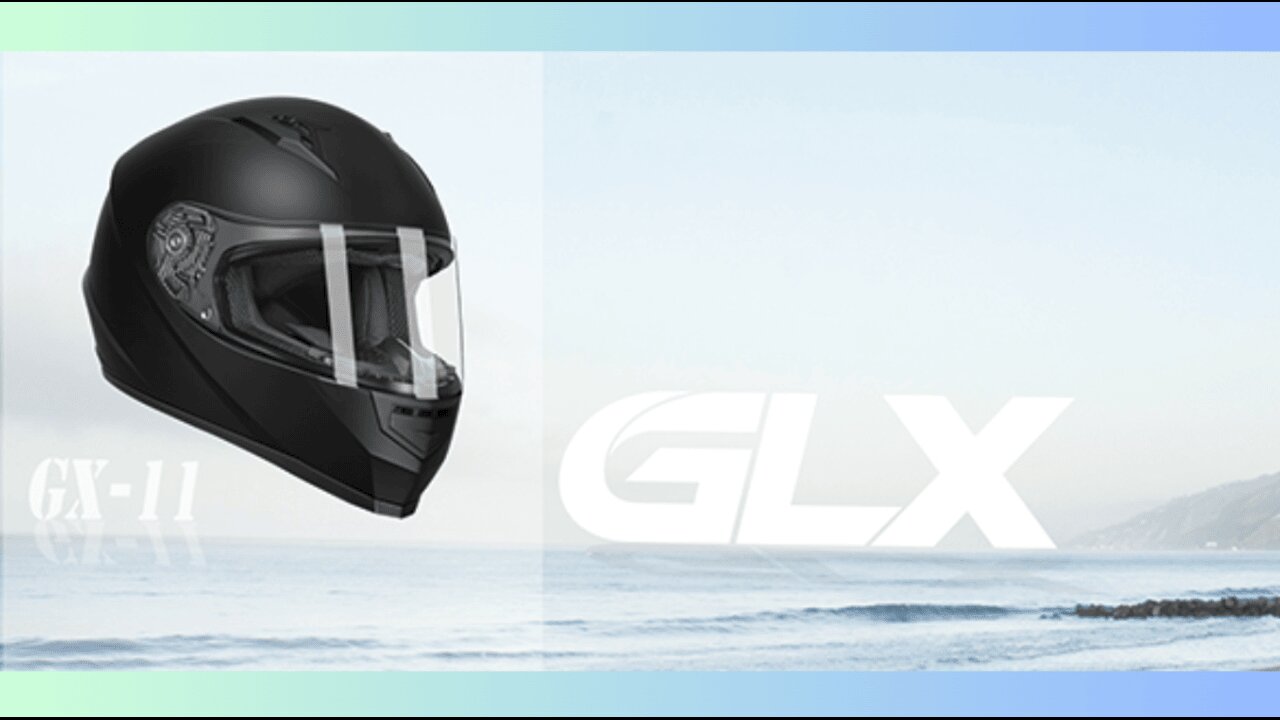 GLX GX11 Compact Lightweight Full Face Motorcycle