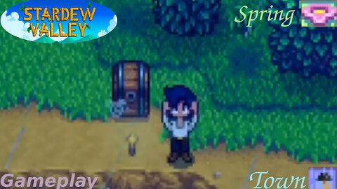 Stardew Valley - Fishing In The Town [Year 2 Spring Season] - Gameplay #2 (Rain Weather)