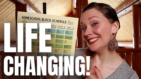 LIFE-CHANGING Homeschool Routine | Time Blocking Schedule For Homeschool