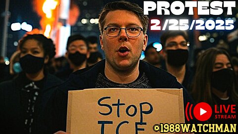 02/25/25 LIVE: PRO - DEI Anti - Musk / ICE / Trump / Doge Protest