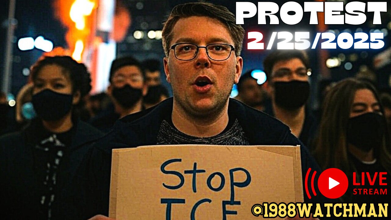 02/25/25 LIVE: PRO - DEI Anti - Musk / ICE / Trump / Doge Protest