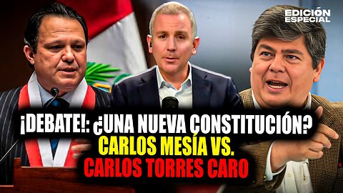 #EnVivo Debate de candidatos al senado: Carlos Mesía vs. Carlos Torres Caro
