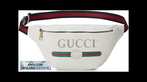 Gucci Pre-Loved White Logo Print Leather Belt Bag WhiteEye-catching and perfect Review