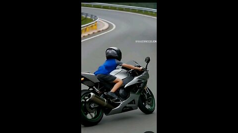 11 year old boy riding a wheelie