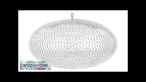 Mirror Disco Ball 16 In Silver Party Large Disco Ball with Hanging Review