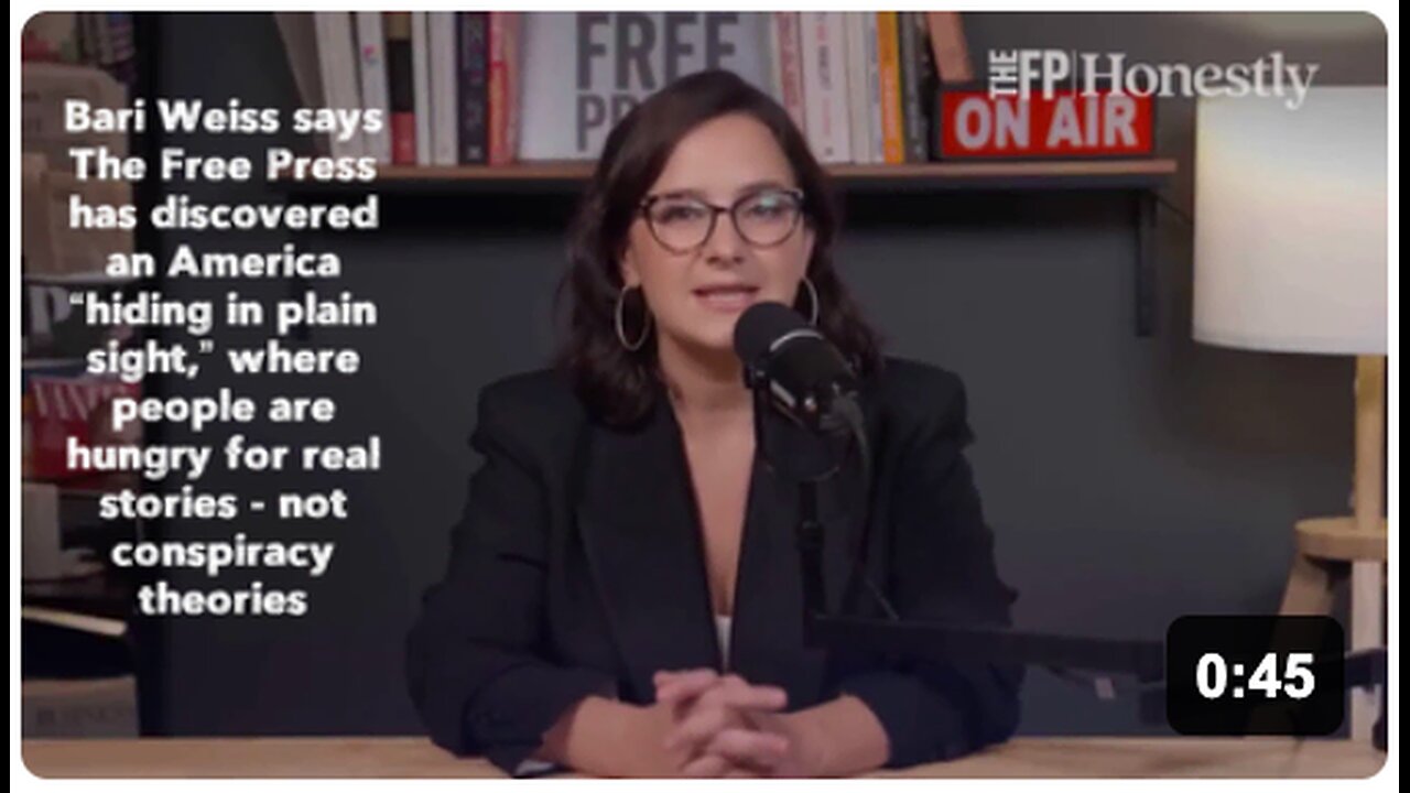Bari Weiss says The Free Press has discovered an America “hiding in plain sight,” where people are hungry for real stories—not conspiracy theories.