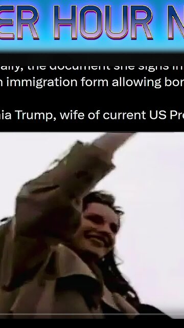 1994 Melania Trump Presidential Commercial #SHORTS