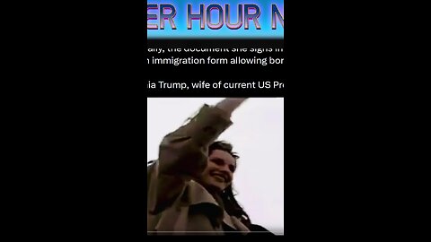 1994 Melania Trump Presidential Commercial #SHORTS