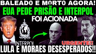 URGENTE! FOI BALEAD0 E M0RTO AGORA!! EUA ACIONAM A INTERPOL ÀS PRESSAS! MADURO ENFRENTA TRUMP!