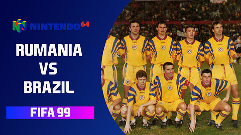 ¡GAMEPLAY FIFA 99 | RUMANIA VS BRAZIL!