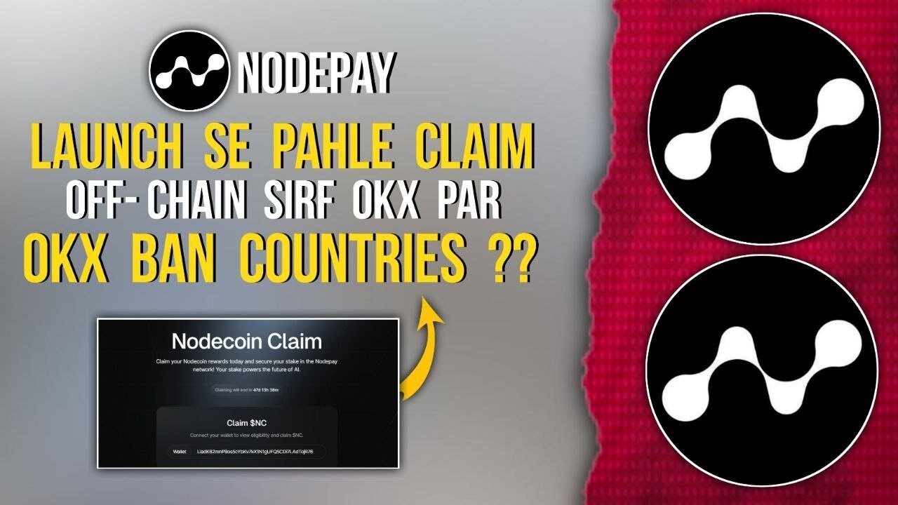 NODEPAY Launch Se Pahle Claim Karo Sirf OKX par | Solution OKX Ban Countries #nodepay #okx