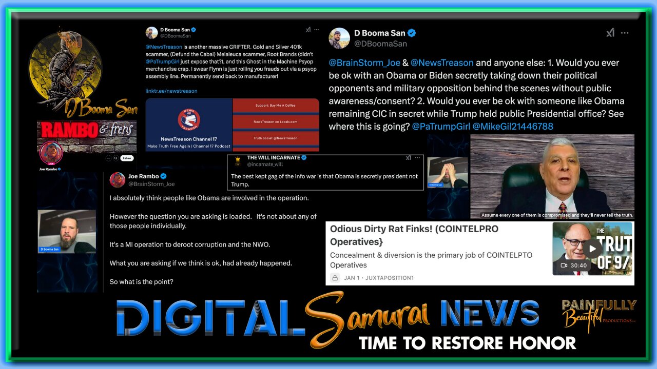 DSNews Jan 7th, 2024 | When Worldviews Collide | Joe Rambo, NewsTreason & Juxtaposition1