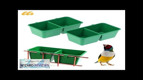 2In1 Bird Food Water Bowl Parrot Dual Feeding Cup Plastic Pigeons Cage Review