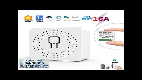 Homekit 16A WiFi Smart Home Switch Timing Countdown Schedule Phone Remote Control Review